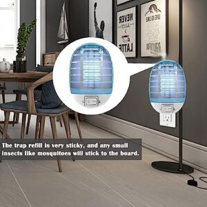 Indoor Bug Zappers, Electronic Insect Killer Fly Insect Trap Plug-in Mosquitoes Killer Mosquito Zapper with Blue Lights for Living Room,Kitchen,Bedroom,Baby Room,Office (5packs)