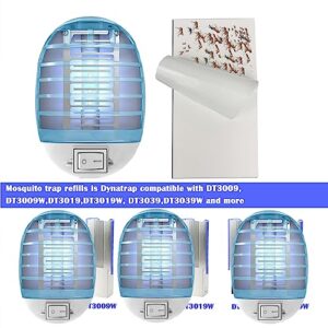 Indoor Bug Zappers, Electronic Insect Killer Fly Insect Trap Plug-in Mosquitoes Killer Mosquito Zapper with Blue Lights for Living Room,Kitchen,Bedroom,Baby Room,Office (5packs)