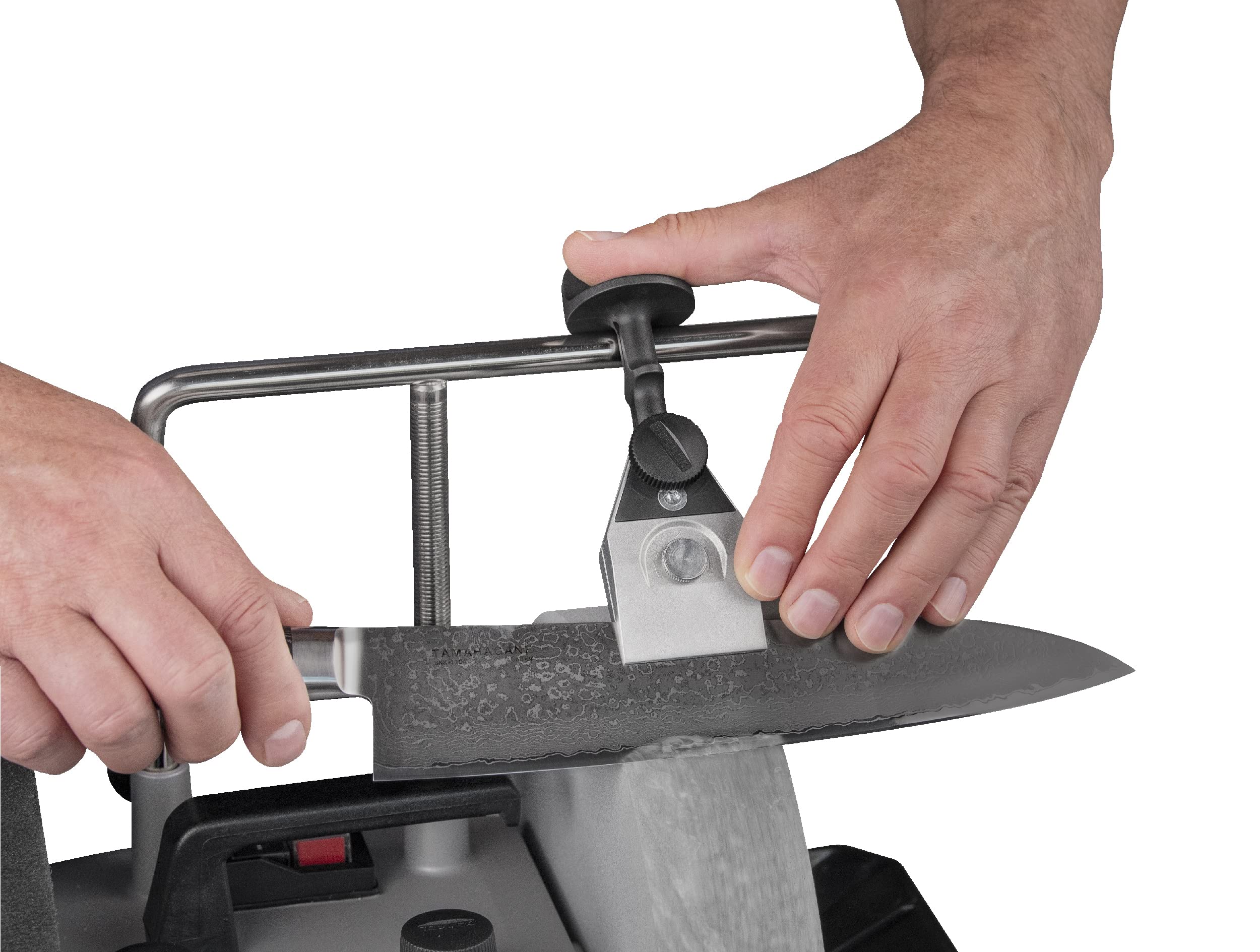 Tormek KJ-45 Centering Knife Jig. The Knife Jig that Turns Your Tormek Sharpening System T-8, T-7, T-4, T-3, etc. into a Professional Knife Sharpener.