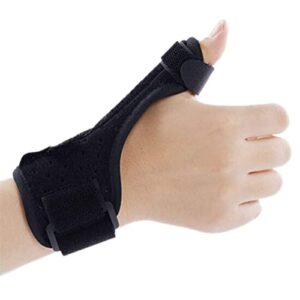 cinlitek thumb brace - for tendonitis and arthritis - fits men and women left and right hand - spica splint support wrap - wrist stabilizer for carpal tunnel, sprains, and trigger pain relief