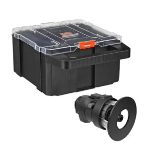 black+decker matrix router attachment, for plywood, paneling and fence boards, includes storage case (bdcmtrstff)