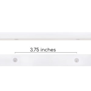 Hatsbi UHMW Crosscut Sled For Table Saw Sled Miter Bars 3/4" X 3/8" X 17" -Predrilled holes and 20 screws included For Jigs Fixtures or Miter Slots (size 3/4"x3/8") 4 x UHMW Bars