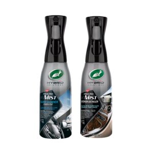 turtle wax hybrid solutions interior misting detailer and streak-free misting glass cleaner, combo pack