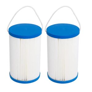 303279 spa filter compatible with watkins 𝟯𝟬𝟯𝟮𝟳𝟵, 𝗙𝗖-𝟮𝟰𝟬𝟮, pff42tc-p4, 78460, sd-01322, 5ch-37, lsx1057 free flow and lifesmart hot tub filter, 1 1/2" mpt finer thread spa filter - 2 packs