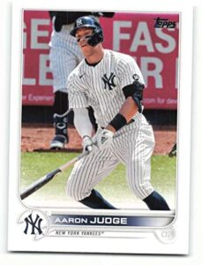 2022 topps #99 aaron judge new york yankees series 1 mlb baseball trading card