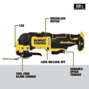 DEWALT XTREME 12V MAX Brushless Cordless Oscillating Tool Only (DCS353B)