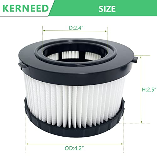 DC5151H HEPA Filter Replacement Compatible with DEWALT DC515 DCV517 Wet Dry Vacuum, 2 Pcs