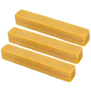 wcic 3 pack abrasive cleaning stick 1-1/2" x 1-1/2" x 7-7/8" natural rubber eraser stick for sanding belts & sanding discs & skateboard grip cleaner & woodworking eraser