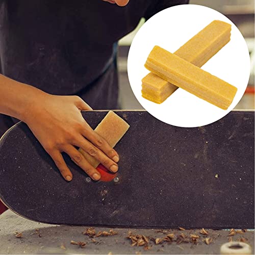 WCIC 3 Pack Abrasive Cleaning Stick 1-1/2" x 1-1/2" x 7-7/8" Natural Rubber Eraser Stick for Sanding Belts & Sanding Discs & Skateboard Grip Cleaner & Woodworking Eraser