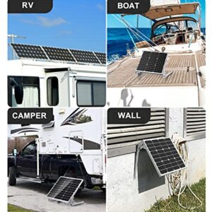 Sun Energise 30W 12V Solar Battery Charger & Maintainer, Built-in Smart MPPT Charge Controllera, Adjustable Mounting Bracket, 12 Volt Solar Panel Trickle Charging Kit for Boat RV Marine Trailer Camper