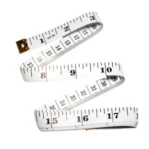 2pcs body measure tape 60inch (150cm), dual sided tape measure body measuring for body measurement & weight loss