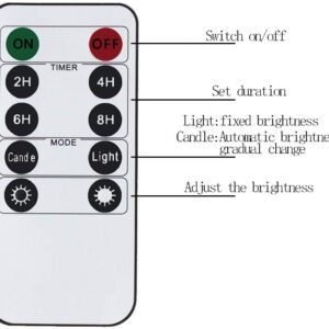 Kammoy Rechargeable Flameless Candle, LED Flickering Candles Tea Lights Pillar Candles Sets with Adjustable Brightness and Timing Remote, Warm Light for Wedding, Valentine's Day, Halloween, Christmas