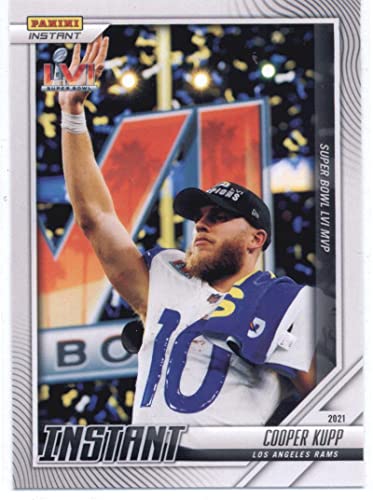 2022 Panini Instant Super Bowl LVI #36 Cooper Kupp MVP Los Angeles Rams Super Bowl MVP Official NFL Football Card in Raw (NM or Better) Condition