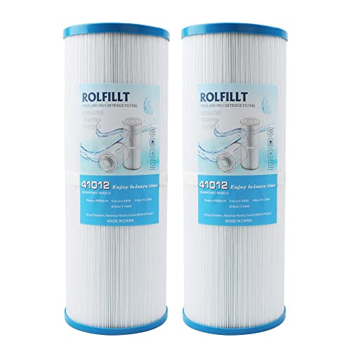 ROLFILLT PRB50-IN Spa Filter Replaces Pleatco PRB50-IN, Unicel C-4950, Filbur FC-2390, Jacuzzi J210/J220/J235/J245/J275, Guardian 413-212-02, 373045, 817-5000, 5X13 Drop in Hot Tub Filter, 2 Pack