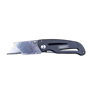 general tools folding utility lock back knife #ws-1204, black