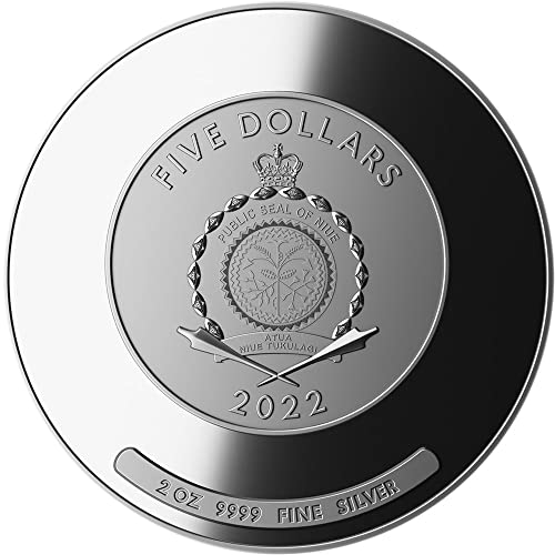 2022 DE Algorithm PowerCoin Emotions 2 Oz Silver Coin 5$ Niue 2022 2 Oz Proof