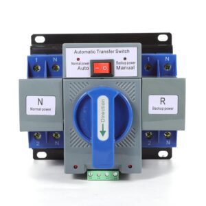 110v dual power automatic transfer switch 2p 63a dual power generator changeover switch 50hz/60hz blue