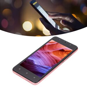 4GB smartphone, bigger screen high resolution cameras 5 inch smartphone Powerful 8 Pro processor pink