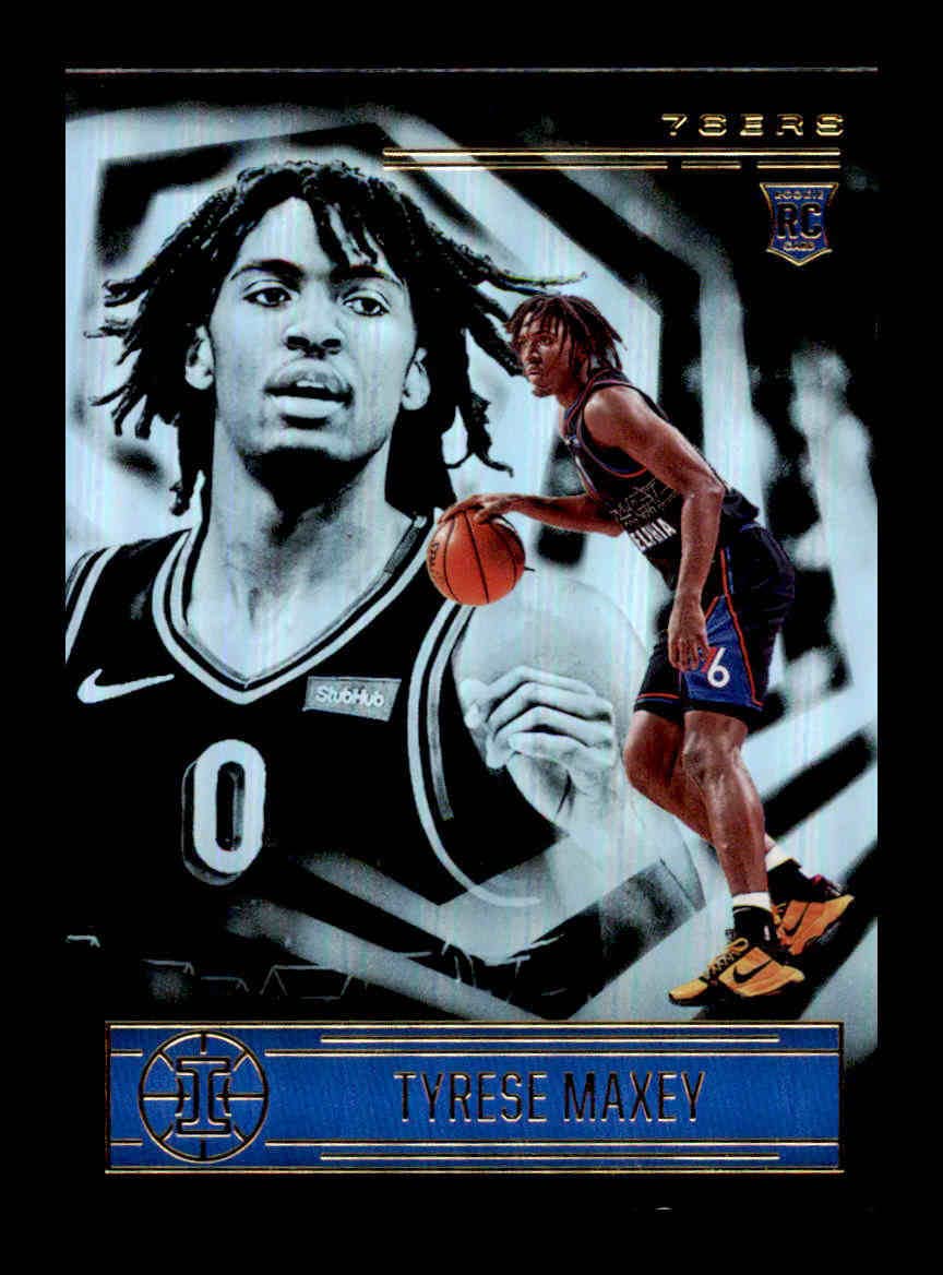 2020-21 Panini Illusions #162 Tyrese Maxey RC Rookie Card Philadelphia 76ers Official NBA Basketball Trading Card in Raw (NM or Better) Condition