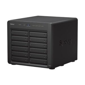 Synology DiskStation DS3622xs+ NAS Server with Xeon 2.2GHz CPU, 48GB Memory, 216TB HDD Storage, 2 x 10GbE LAN Ports, DSM Operating System