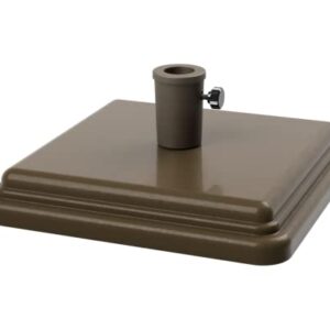 US Weight 40 Pound Umbrella Base Designed to be Used with a Patio Table (Bronze) (FUB40BZ)