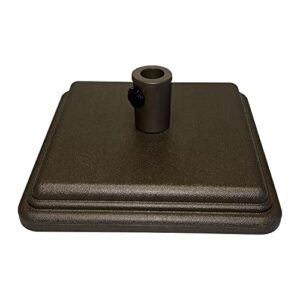 US Weight 40 Pound Umbrella Base Designed to be Used with a Patio Table (Bronze) (FUB40BZ)