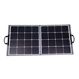 wagan foldable 18v solar panel with anderson connector 6 ft power cable compatible with any anderson equipped device for rv laptops solar generator van camping off-grid (100 watt)