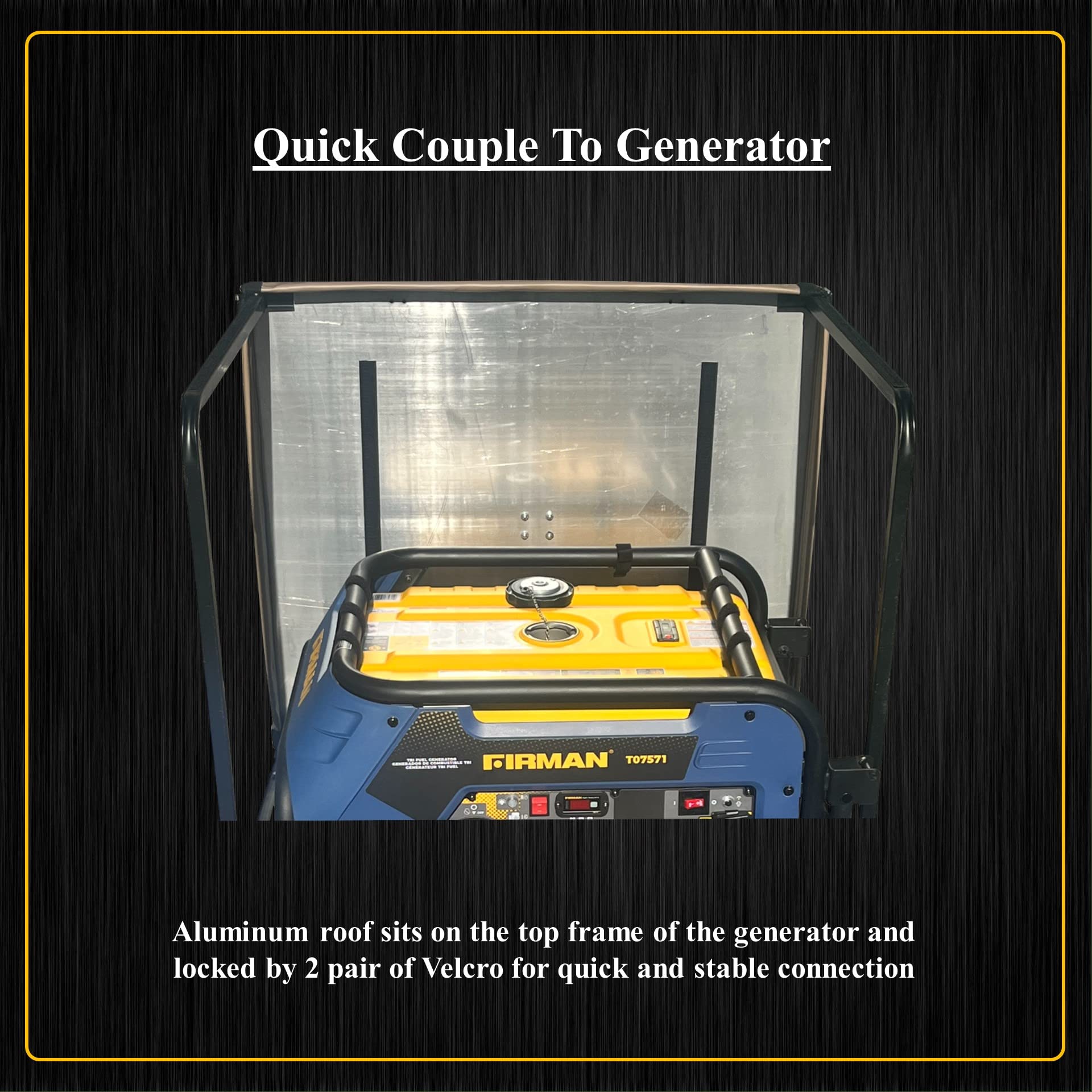 GENSHED Generator Shed - Generator covers while running & Generator Enclosure for Storage. Running Cover for both Inverter & Gas Generator From 2.5K to 15K. (GCE)