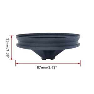 Garbage Disposal Splash Guards, Sink Baffle 3 1/8" Food Waste Disposer, Removable Splash Guard Garbage Stopper, Drain Splash Guard Collar