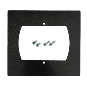 adareco flushmount abs plastic faceplate kit compatible with chspt2ultra and chspt2surge - alternate to chspfmkit - includes 4-40 1/4" and 1/2" machine screws