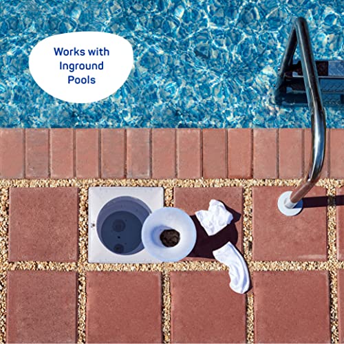 Pool Skimmer Socks [20 Pack] Pool Socks for Skimmer Baskets, Quality Net/Mesh Protects Swimming Pool Filter Systems from debris/leaves. Pool Socks Skimmer for In-Ground and Above-Ground Pools.