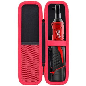 khanka hard storage case replacement for milwaukee 2457-20 m12 cordless 3/8" lithium-ion ratchet, case only