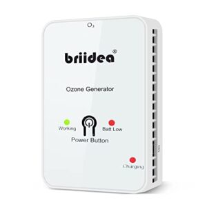 briidea portable smell control generator powered by usb, lightweight and rechargeable, ideal for outdoor use