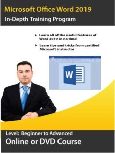 learn word 2019 in-depth training dvd course