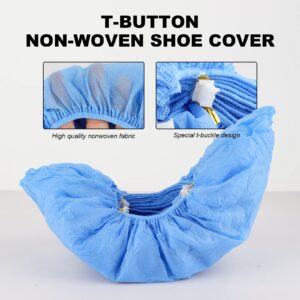 T-Buckle Shoe Cover Refills for Automatic Shoe Cover Dispenser Machine,Waterproof Shoe Cover Non Slip (50 Pcs)