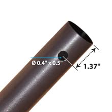 YardGrow Patio Umbrella Pole Replacement Umbrella Lower Pole Replacement, No Bullet Buckle (33.5''L x 1.5''Dia)