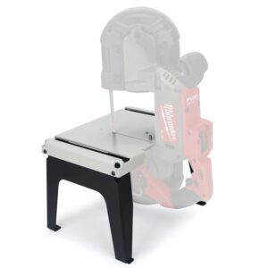 ditkok band saw stand portable table for milwaukee band saw, powder coated (saw not included)