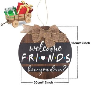 Welcome Sign for Front Door,Funny TV Show Merchandise,TV Show Gifts,Wooden Sign Front Porch Decor,Mothers Day Gifts for Mom Grandma Wife BestFriend