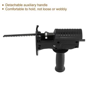 Yuecoom Electric Drill to Reciprocating Saw Adapter Chainsaw Conversion Head Saw Blades Handle Kit Cordless, Power Hand Saw Drill Attachment, Jig Saw Attachment,Drill Saw Attachment