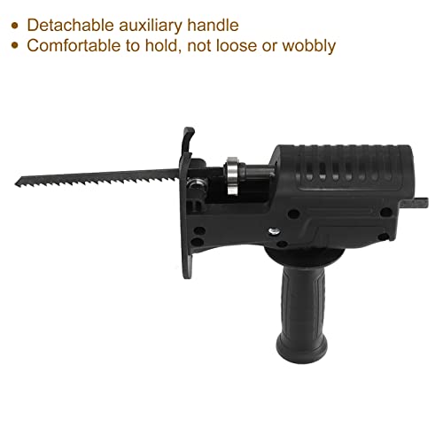 Yuecoom Electric Drill to Reciprocating Saw Adapter Chainsaw Conversion Head Saw Blades Handle Kit Cordless, Power Hand Saw Drill Attachment, Jig Saw Attachment,Drill Saw Attachment