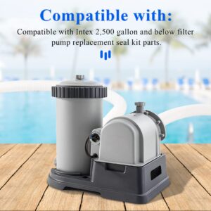 25004/2,500 Gallon Filter Pump Replacement Seals Kit Pack for Intex Pool Filter Pump (Includes 5 Combined Parts