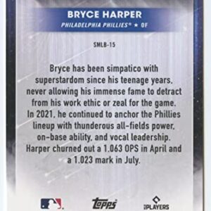 2022 Topps Stars of MLB #SMLB-15 Bryce Harper Philadelphia Phillies Baseball NM-MT