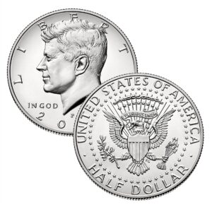 2022 p, d kennedy half dollar 2 coin set half dollar seller uncirculated