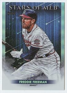 2022 topps stars of mlb #smlb-3 freddie freeman atlanta braves mlb baseball card nm-mt