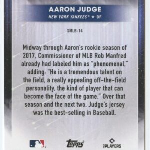 2022 Topps Stars of MLB #SMLB-14 Aaron Judge New York Yankees Baseball NM-MT