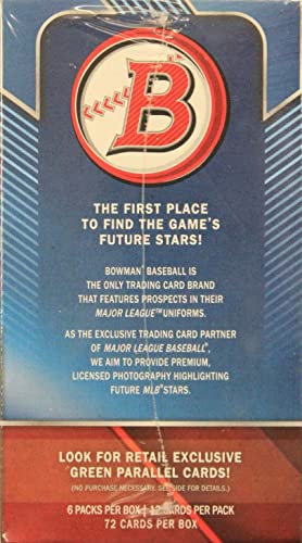 2022 Bowman Baseball Series Unopened Blaster Box Made By Topps Possible Prospects, Retail Exclusive Inserts and Autographs