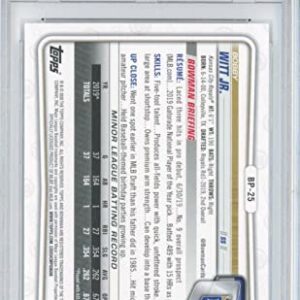 Graded 2020 Bowman Paper Prospects Bobby Witt Jr. #BP25 Rookie RC Baseball Card PSA 10 Gem Mint