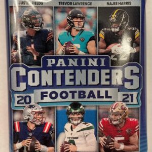 Pair 2021 Panini Contenders NFL Football Value Fat Packs (44 Cards Total)