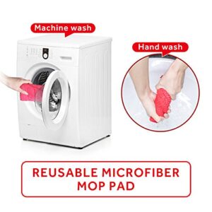 Mops for Floor Cleaning Wet Spray Mop with a Refillable Spray Bottle and 5 Washable Microfiber Pads Home or Commercial Use Dry Wet Flat Mop for Hardwood Laminate Wood Ceramic