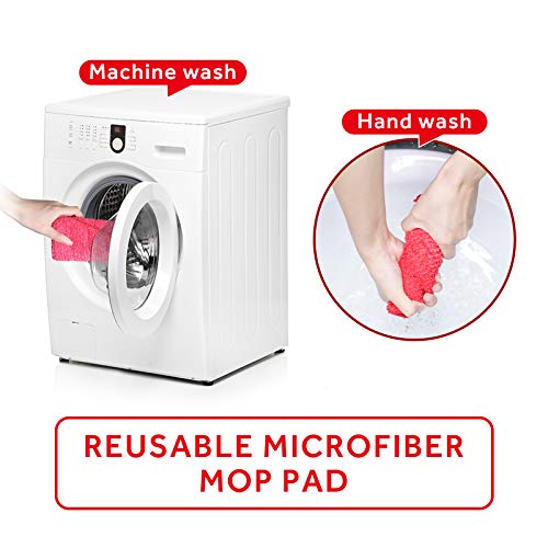 Mops for Floor Cleaning Wet Spray Mop with a Refillable Spray Bottle and 5 Washable Microfiber Pads Home or Commercial Use Dry Wet Flat Mop for Hardwood Laminate Wood Ceramic